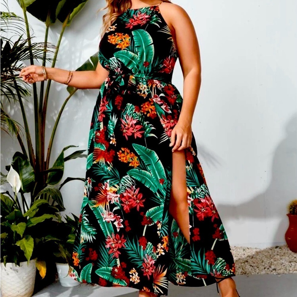 Tropical SHEIN Dress
